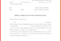 5 Medical Certificate Template For Sick Leave 72880 Intended For Fake Medical Certificate Template Download