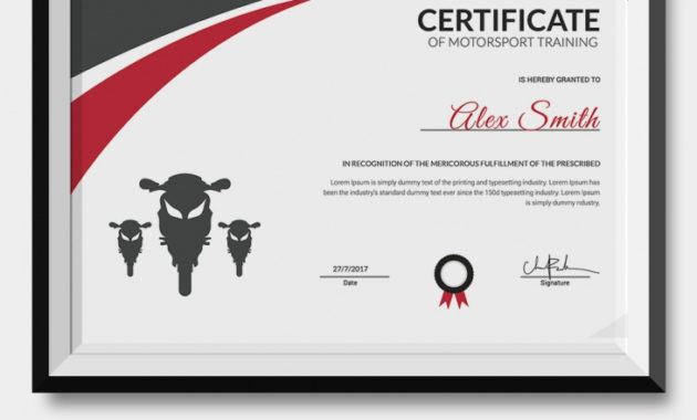 5 Motosport Certificates Psd Word Designs Design Intended For Editable Running Certificate
