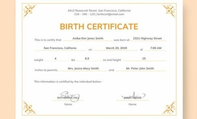 5 Official Birth Certificate Template Ai Psd Indesign Within Quality Birth Certificate Template For Microsoft Word