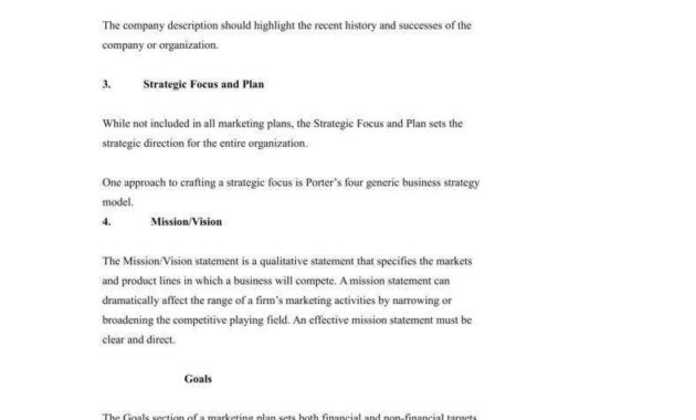 5 Professional Marketing Plan Templates Free Premium Inside Internal Business Proposal Template