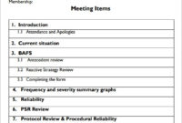 5 Staff Meeting Agenda Samples Sample Templates Inside Meeting Agenda Template Doc