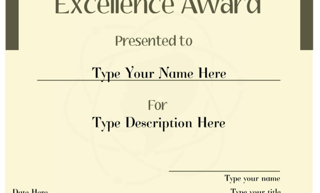50 Amazing Award Certificate Templates ᐅ Templatelab With Regard To Template For Certificate Of Award