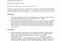 50 Booster Club Meeting Minutes Template Ufreeonline Regarding Amazing Booster Club Meeting Agenda Template