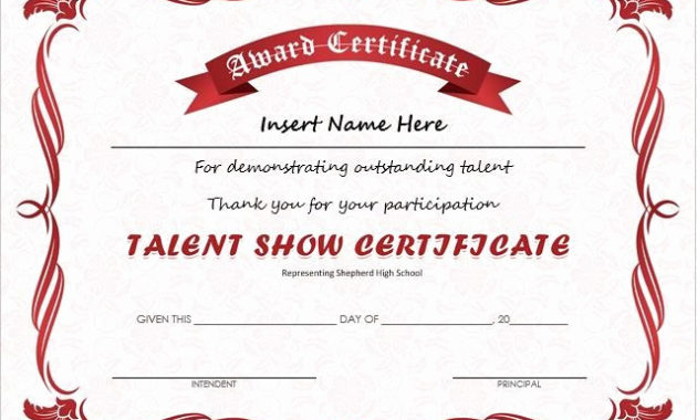 50 Dance Certificate Templates For Word Ufreeonline Template Intended For Dance Certificate Template