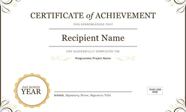 50 Free Creative Blank Certificate Templates In Psd Intended For Free Microsoft Office Certificate Templates Free