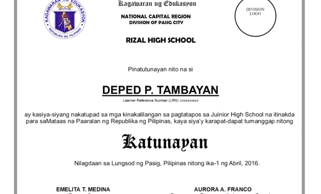 50 Free High School Diploma Template Printable With Regard To Free School Certificate Templates