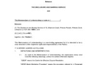 50 Free Memorandum Of Understanding Templates Word ᐅ Intended For Template For Memorandum Of Understanding In Business
