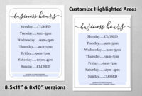 50 Hours Of Operation Template Word Ufreeonline Template Throughout Business Hours Template Word