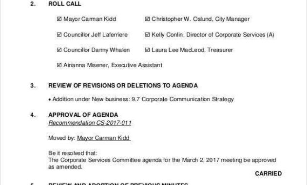 50 Meeting Agenda Templates Pdf Doc Free Premium In Corporate Board Of Directors Meeting Agenda Template