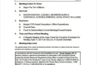 50 Meeting Agenda Templates Pdf Doc Free Premium Within Business Development Meeting Agenda Template