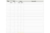 50 Printable Driver&amp;#039;S Daily Log Books Templates Examples Inside Amazing Cdl Log Book Template
