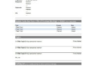 51 Effective Meeting Agenda Templates Free Template Regarding Best Word Agenda Template Free Download