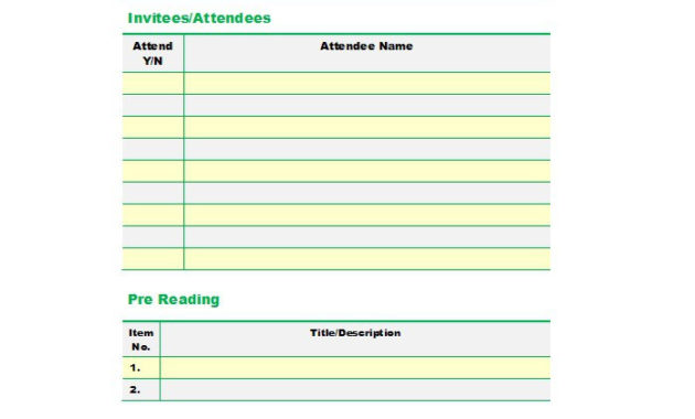 51 Effective Meeting Agenda Templates Free Template With Awesome Meeting Agenda Sample Template Free