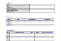 51 Meeting Agenda Templates Pdf Doc Free Premium Throughout Blank Meeting Agenda Template