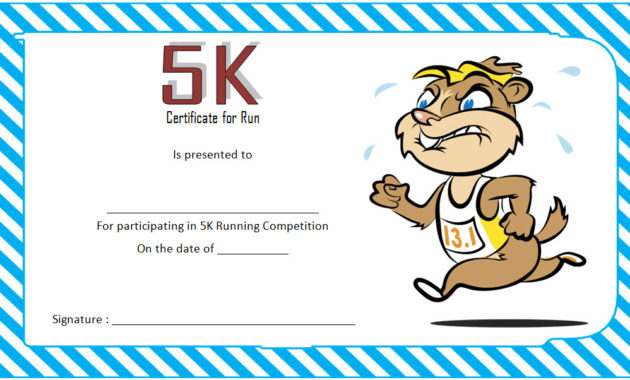 5K Race Certificate Template 7 Best Ideas Inside Marathon Certificate Templates