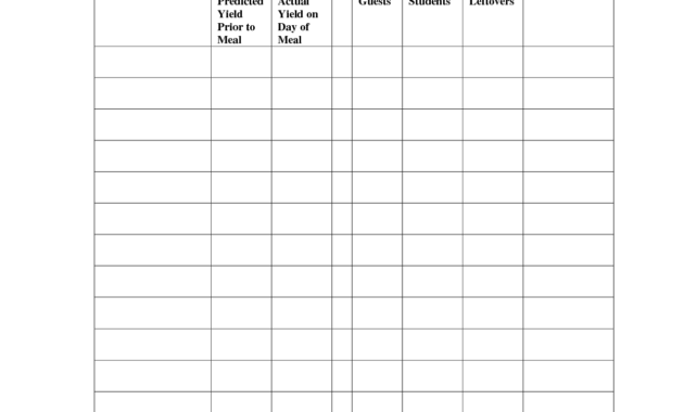 6 Best Images Of Recipe Costing Worksheet Recipe Regarding Recipe Cost Spreadsheet Template