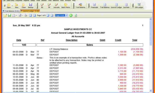 6 Excel General Ledger Reconciliation Template Ledger Within Business Bank Reconciliation Template