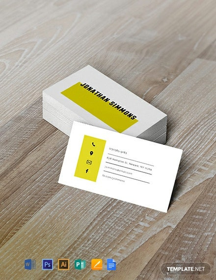 6 Free Business Card Templates Google Docs Template Within Business Card Template For Google Docs
