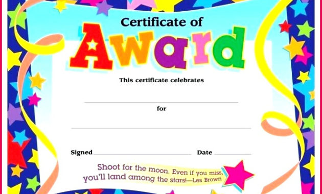 6 Free Student Of The Week Certificate Templates 93856 Regarding Free Student Of The Week Certificate