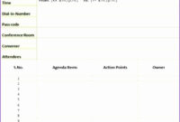 6 Meeting Minutes Template Excel Excel Templates Excel In Quality Pre Construction Meeting Agenda Template