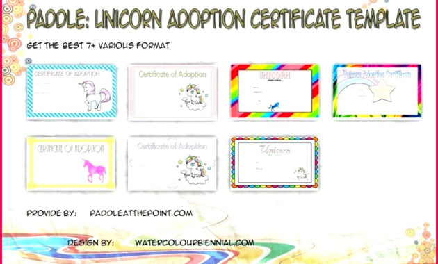 6 Pet Rock Adoption Certificate Template 83537 Fabtemplatez Regarding Stuffed Animal Adoption Certificate Template Free
