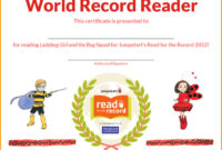 6 Reading Certificate Templates Free Download For Amazing Reading Achievement Certificate Templates