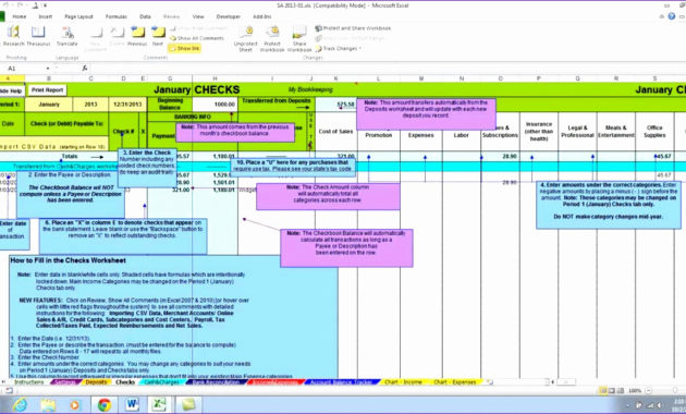 6 Small Business Bookkeeping Excel Template Excel Intended For Excel Template For Small Business Bookkeeping