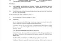 6 Small Business Investment Agreement Templates Pdf Throughout Small Business Agreement Template