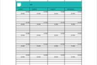 6 Student Daily Planner Templates Free Sample Example For Agenda Template For Students