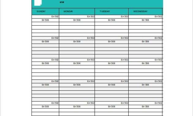 6 Student Daily Planner Templates Free Sample Example For Agenda Template For Students