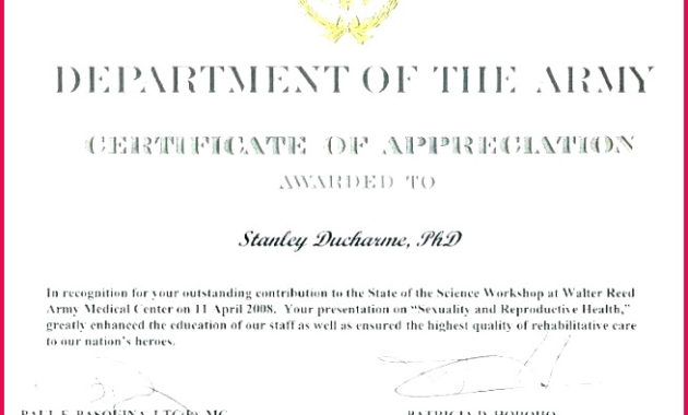 7 Army Certificate Of Achievement Memo Template 02883 Regarding Army Certificate Of Achievement Template