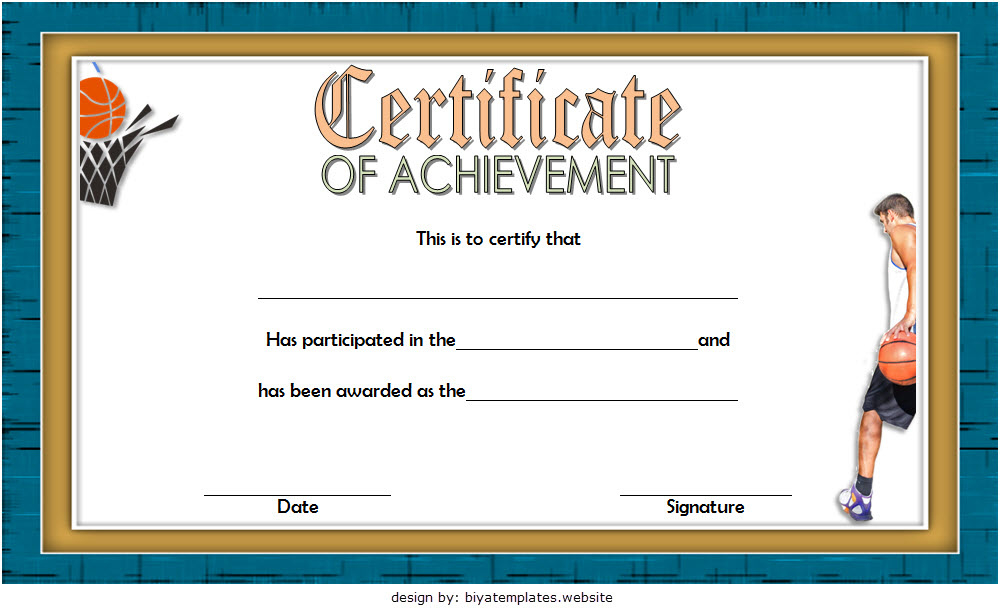 7 Basketball Achievement Certificate Editable Templates Pertaining To Printable Super Reader Certificate Template