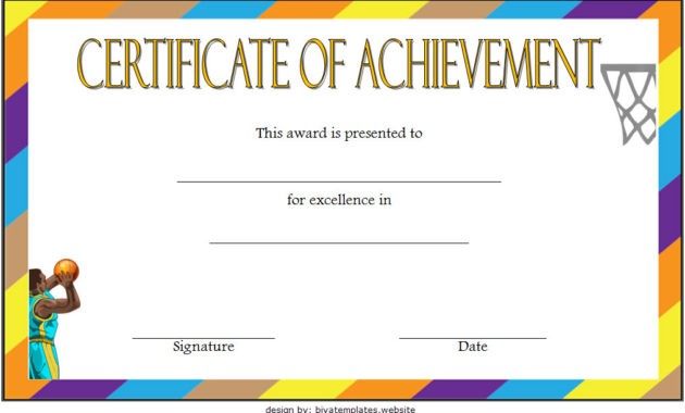 7 Basketball Achievement Certificate Editable Templates With 10 Scholarship Award Certificate Editable Templates