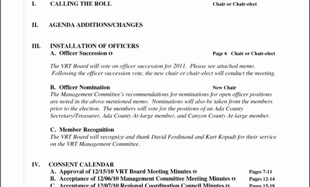 7 Board Meeting Agenda Template Sampletemplatess Throughout Best Sample Board Meeting Agenda Template