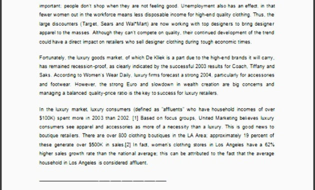 7 Business Marketing Research Plan Format For Online Store Business Plan Template