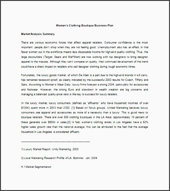 7 Business Marketing Research Plan Format For Online Store Business Plan Template
