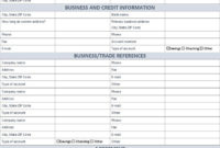7 Credit Application Form Free Download With Business Account Application Form Template
