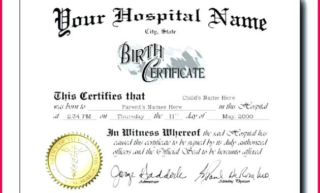 7 Fake California Birth Certificate Template 73523 Within Awesome Birth Certificate Fake Template