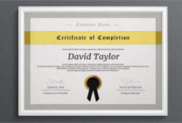 7 Free Certificate Of Completion Templated Excel Pdf Formats With Regard To Quality Certificate Of License Template
