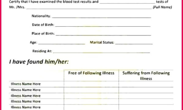 7 Free Fake Medical Certificate Template 65696 Fabtemplatez With Fake Medical Certificate Template Download