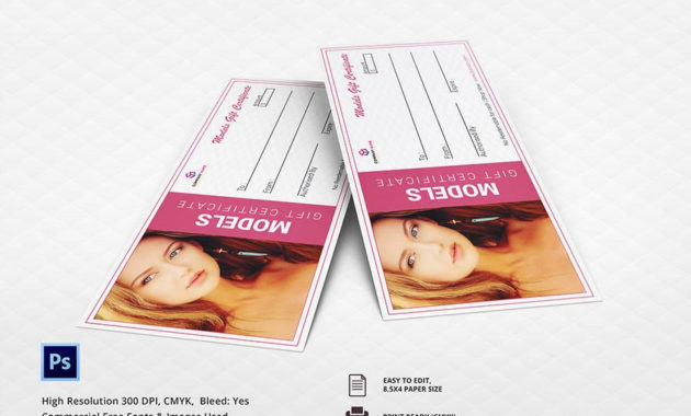 7 Free Gift Certificate Templates Birthday Business In Awesome Spa Gift Certificate