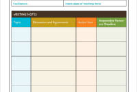 7 Free Meeting Minutes Templates Excel Pdf Formats With Regard To Awesome Simple Meeting Minutes Template