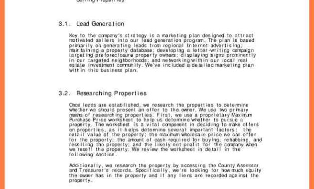 7 Holding Company Business Plan Template Company Letterhead Pertaining To Real Estate Agent Business Plan Template Free
