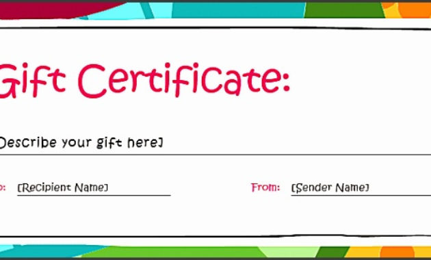 7 Make Your Own Gift Voucher Template Free Within Black And White Gift Certificate Template Free