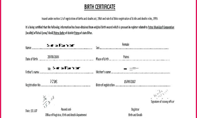 7 Mexico Birth Certificate Translation Template 51882 Inside Quality Marriage Certificate Translation From Spanish To English Template