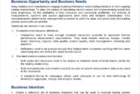 7 Requirement Analysis Templates Word Docs Pdf Free Intended For Software Business Requirements Document Template