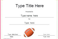 7 Soccer Achievement Certificate Templates Free 83398 For Free Soccer Achievement Certificate Template