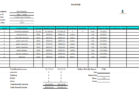 7 Top Used Rent Roll Templates Word Templates Intended For Best Rental Payment Log Template