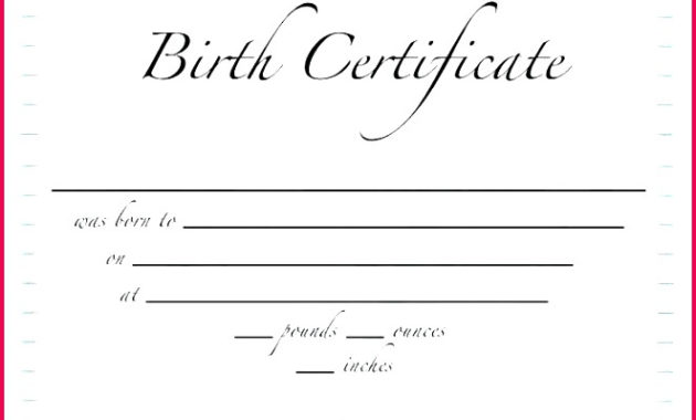 7 Uk Birth Certificate French Translation Template 03328 In Novelty Birth Certificate Template