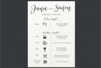 7 Wedding Reception Program Templates Psd Vector Eps With Regard To Awesome Wedding Reception Agenda Template